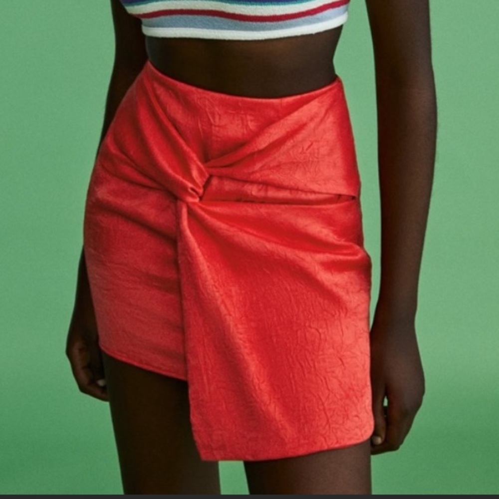 Zara knot skirt